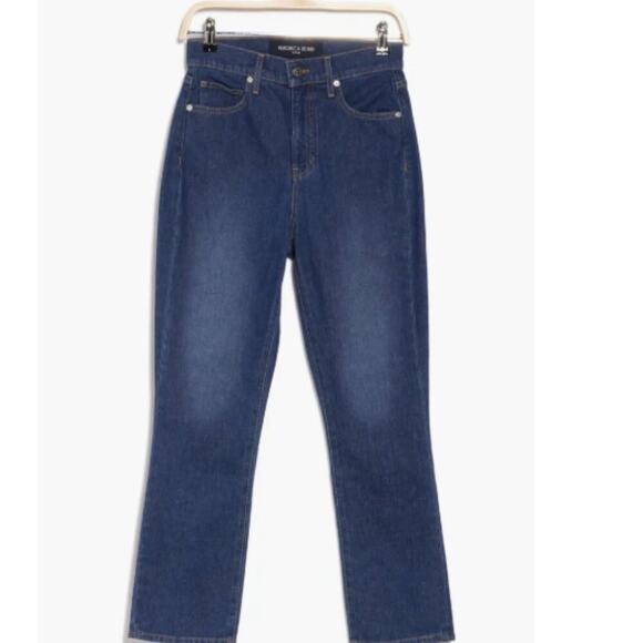 Veronica Beard Carly Crop Kick Flare Jeans Cornflower Size 25 - Picture 5 of 7